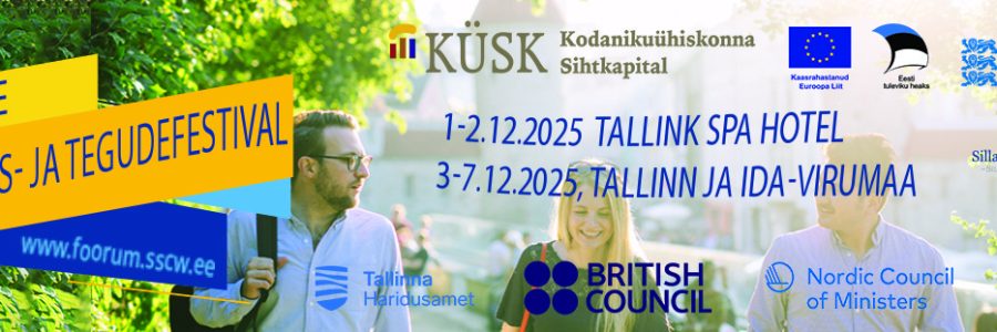 TULE OSALEMA XV Noorte arvamus-ja tegudefestivalile <br> 1-7.12.2025 TALLINNAS JA IDA-VIRUMAAL